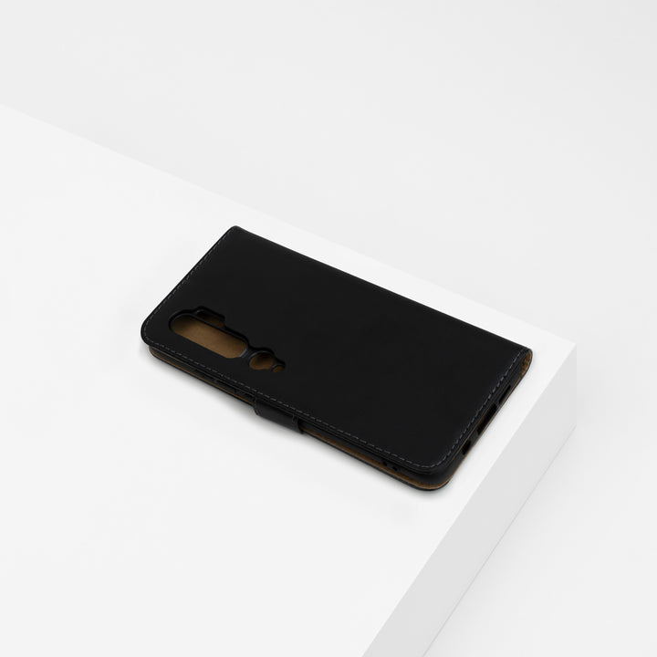 BMAX Leren flip case hoesje voor Xiaomi Mi Note 10 Pro - Black/Zwart (2)