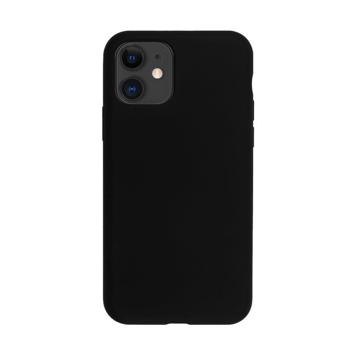 BMAX Liquid silicone case hoesje voor iPhone 11 - Black/Zwart