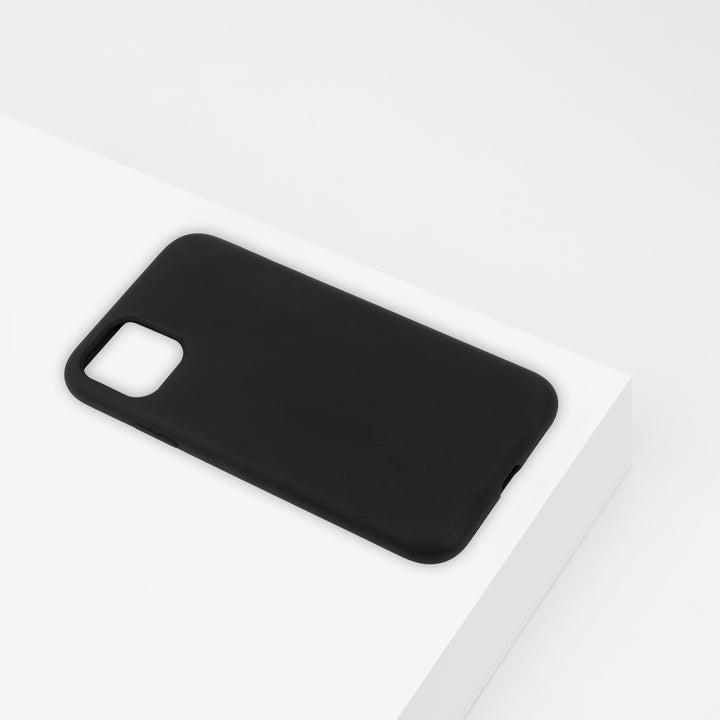 BMAX Liquid silicone case hoesje voor iPhone 11 - Black/Zwart (1)