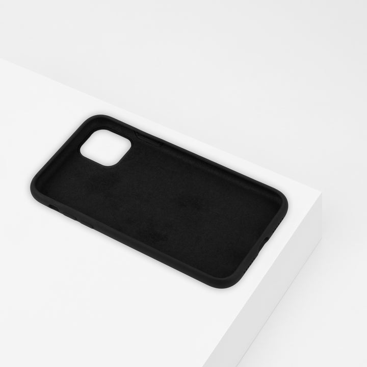 BMAX Liquid silicone case hoesje voor iPhone 11 - Black/Zwart (2)