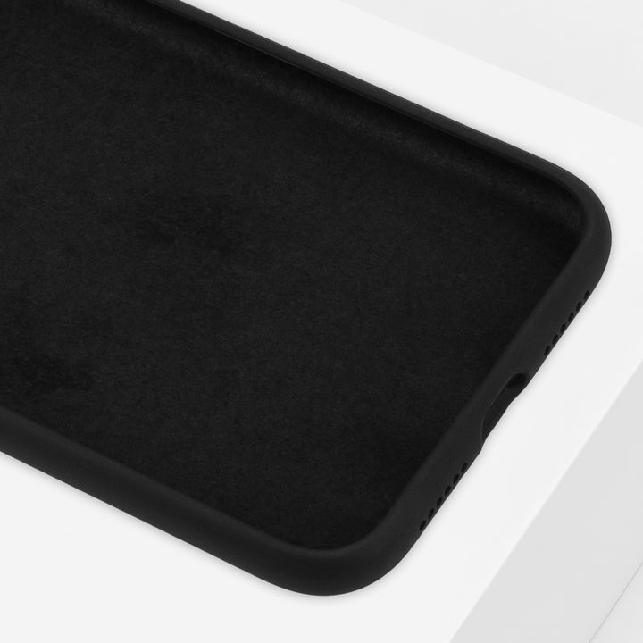 BMAX Liquid silicone case hoesje voor iPhone 11 - Black/Zwart (3)