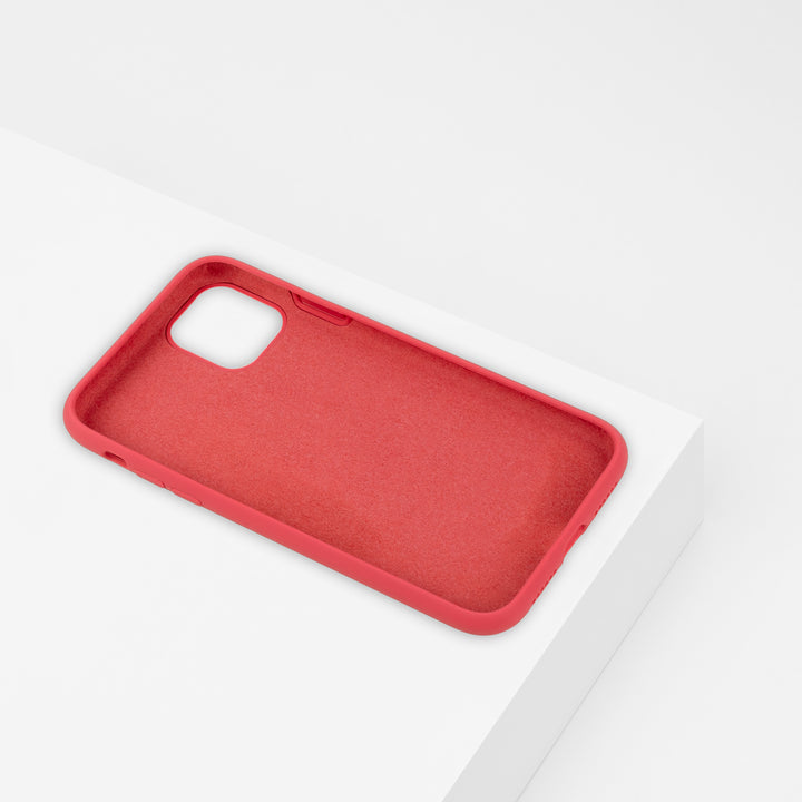 BMAX Liquid silicone case hoesje voor iPhone 11 - Dragon Fruit/Roze (2)