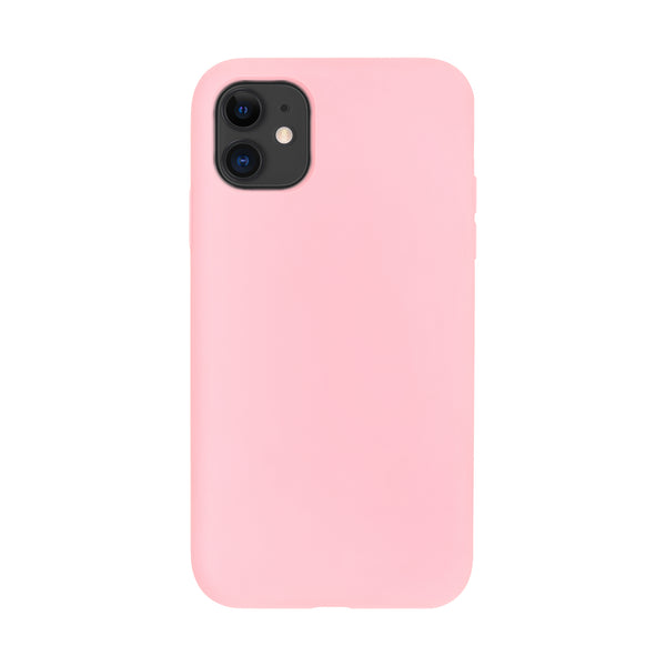 BMAX Liquid silicone case hoesje voor iPhone 11 - Pink/Lichtroze