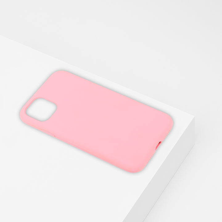 BMAX Liquid silicone case hoesje voor iPhone 11 - Pink/Lichtroze (1)
