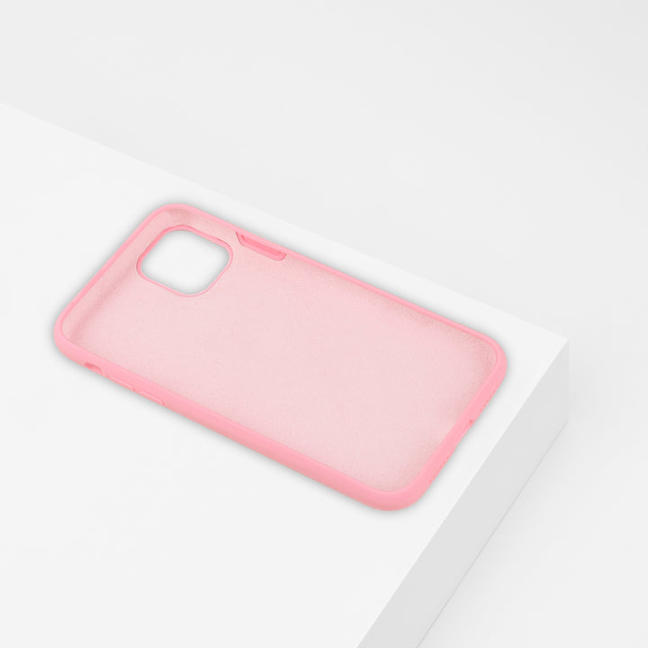 BMAX Liquid silicone case hoesje voor iPhone 11 - Pink/Lichtroze (2)