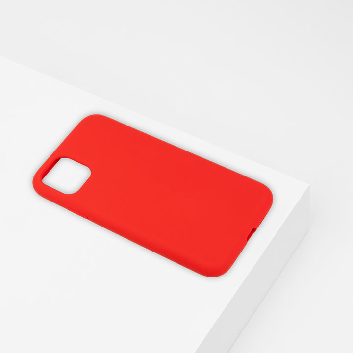 BMAX Liquid silicone case hoesje voor iPhone 11 - Red/Rood (1)