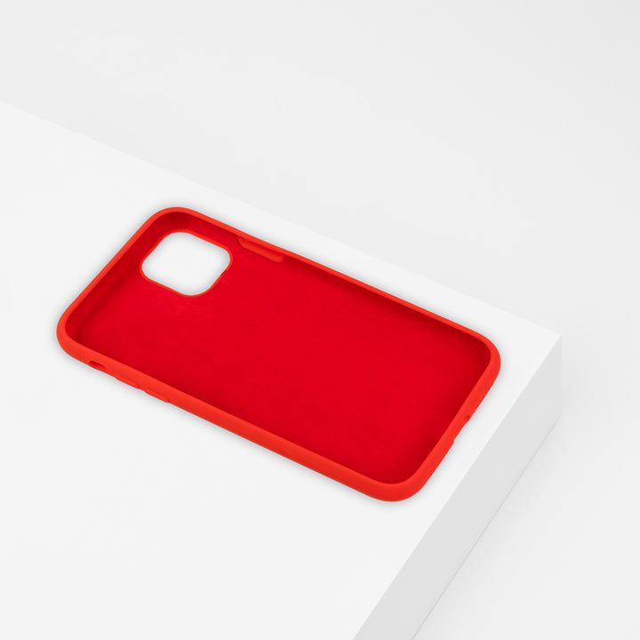 BMAX Liquid silicone case hoesje voor iPhone 11 - Red/Rood (2)