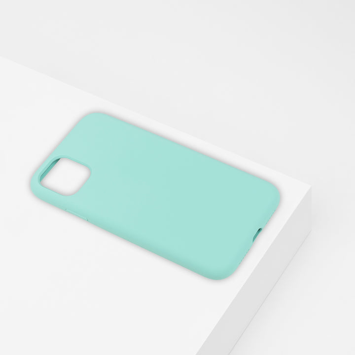 BMAX Liquid silicone case hoesje voor iPhone 11 - Sea Blue/Zeeblauw (1)