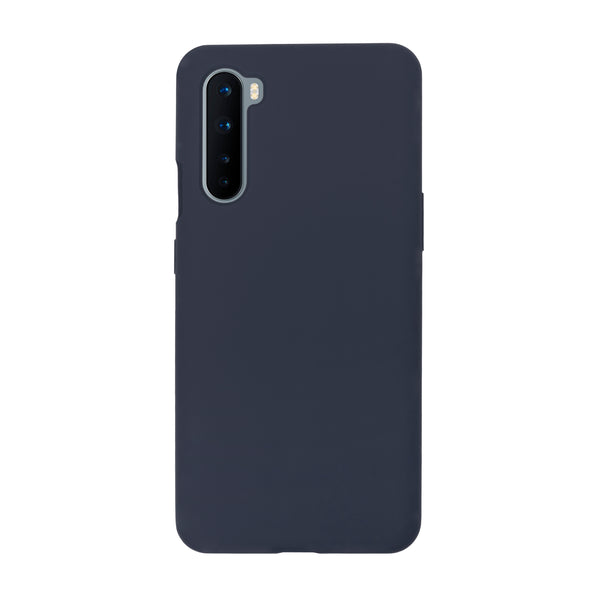 BMAX Liquid silicone case hoesje voor Oneplus Nord- Dark Blue/Donkerblauw