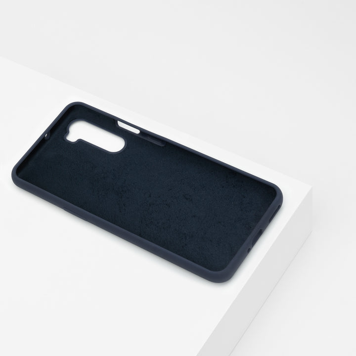 BMAX Liquid silicone case hoesje voor Oneplus Nord- Dark Blue/Donkerblauw (2)