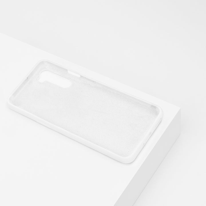 BMAX Liquid silicone case hoesje voor Oneplus Nord- White/Wit (2)