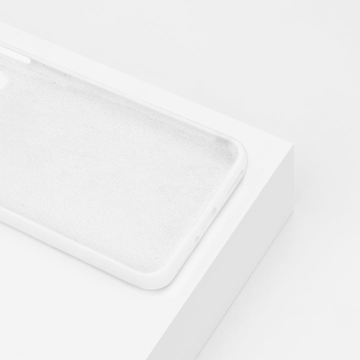 BMAX Liquid silicone case hoesje voor Oneplus Nord- White/Wit (3)