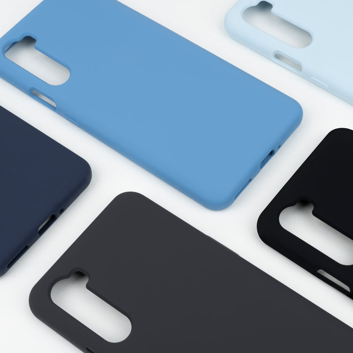BMAX Liquid silicone case hoesje voor Oneplus Nord- White/Wit (5)