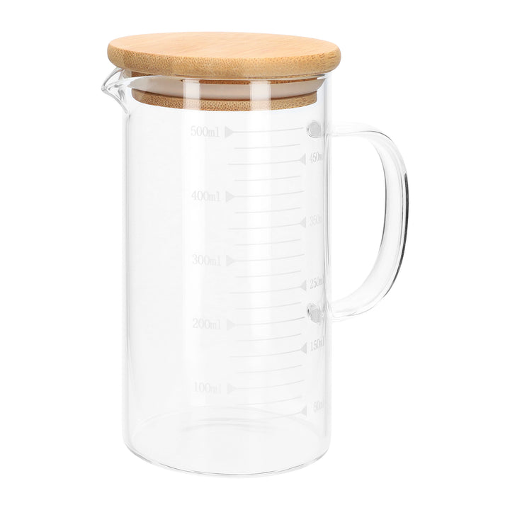 Krumble Maatbeker glas met deksel - 500 ml (2)