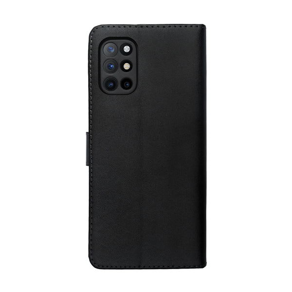 BMAX Leren flip case hoesje voor OnePlus 8T - Black/Zwart
