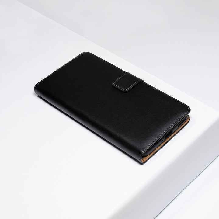 BMAX Leren flip case hoesje voor OnePlus 8T - Black/Zwart (1)