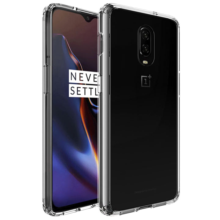 BMAX TPU hard case hoesje voor OnePlus 6T - Transparant (1)