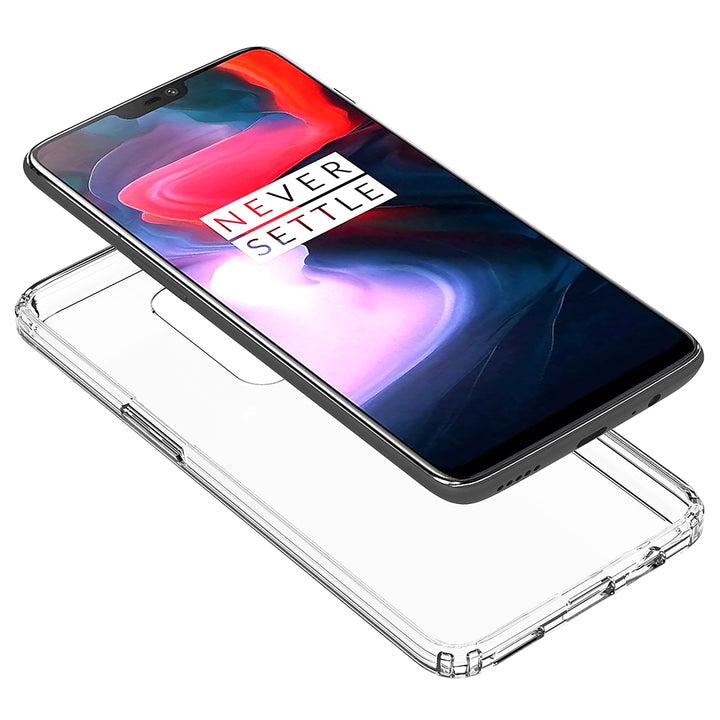 BMAX TPU hard case hoesje voor OnePlus 6 - Transparant (2)