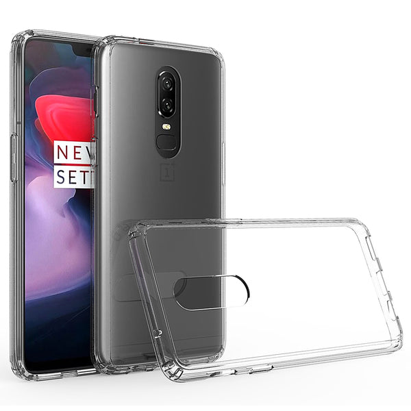 BMAX TPU hard case hoesje voor OnePlus 6 - Transparant