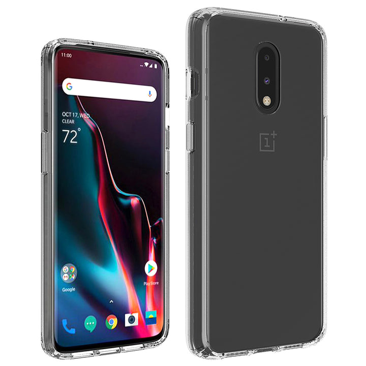 BMAX TPU hard case hoesje voor OnePlus 7 - Transparant (1)