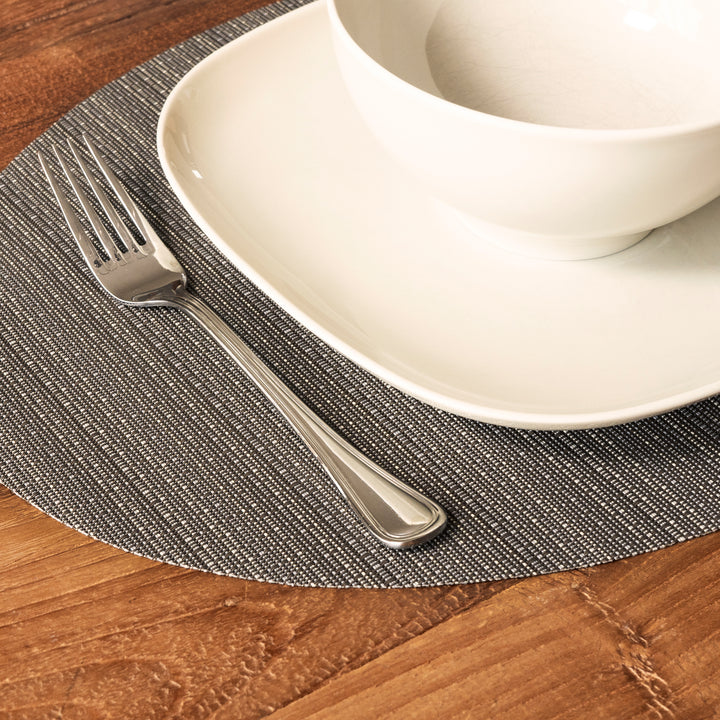 Krumble Placemat ovaal - 32 x 45 cm - Grijs (6)