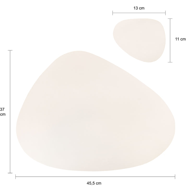 Krumble Placemat set design - Wit (1)