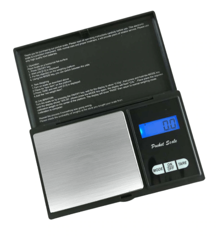 XIB Precisie pocket weegschaal met deksel 1000 x 0,1 gram