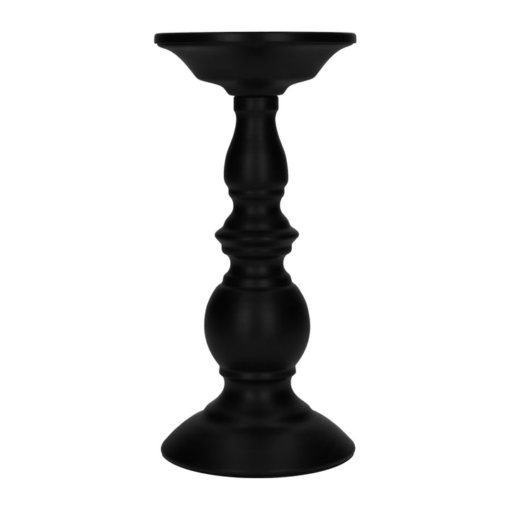 QUVIO Kandelaar - 21 cm - Metaal - Zwart (1)