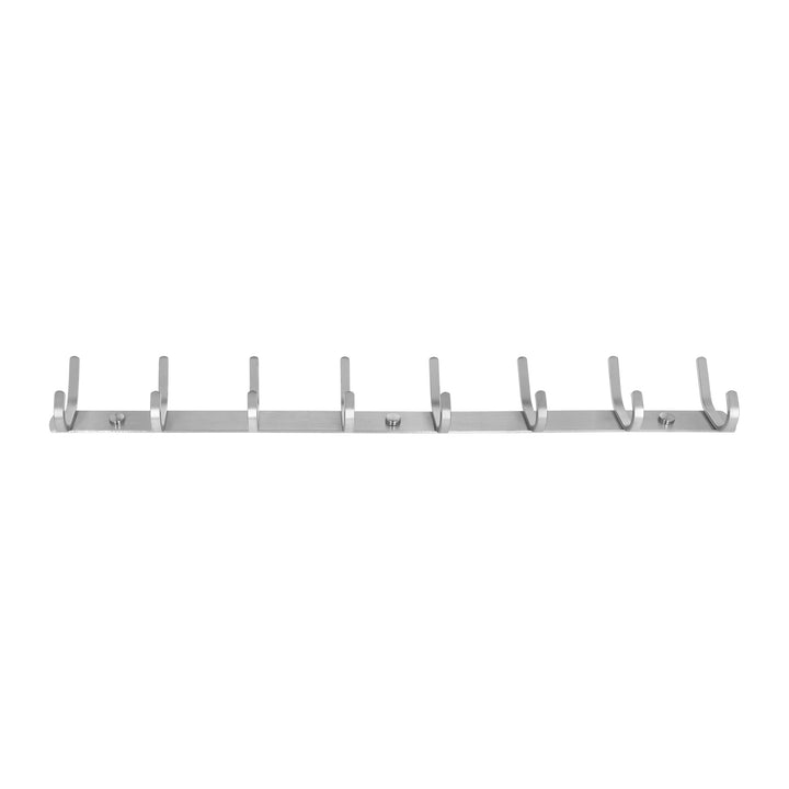 QUVIO Kapstok met 8 haken - RVS - Zilver (2)