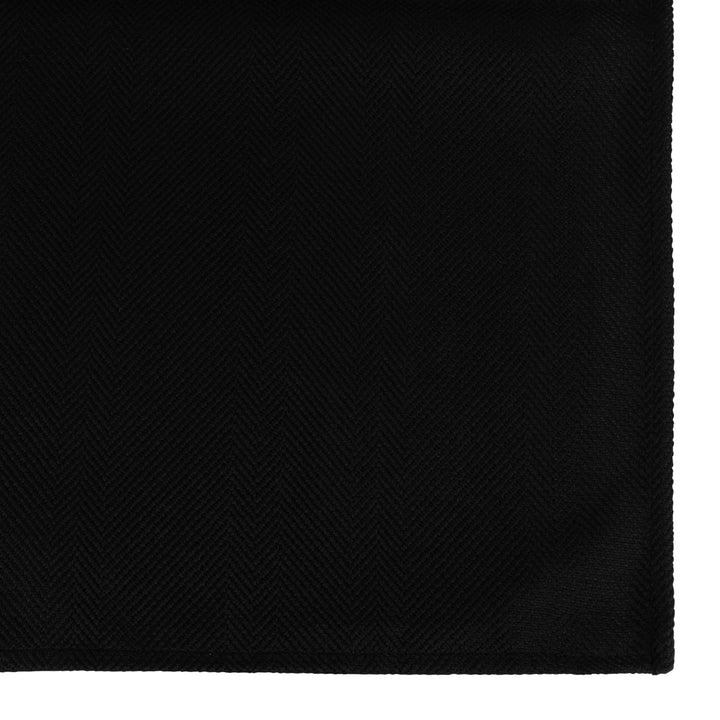 QUVIO Tafelkleed - 200 x 140 cm - Katoen - Zwart (2)