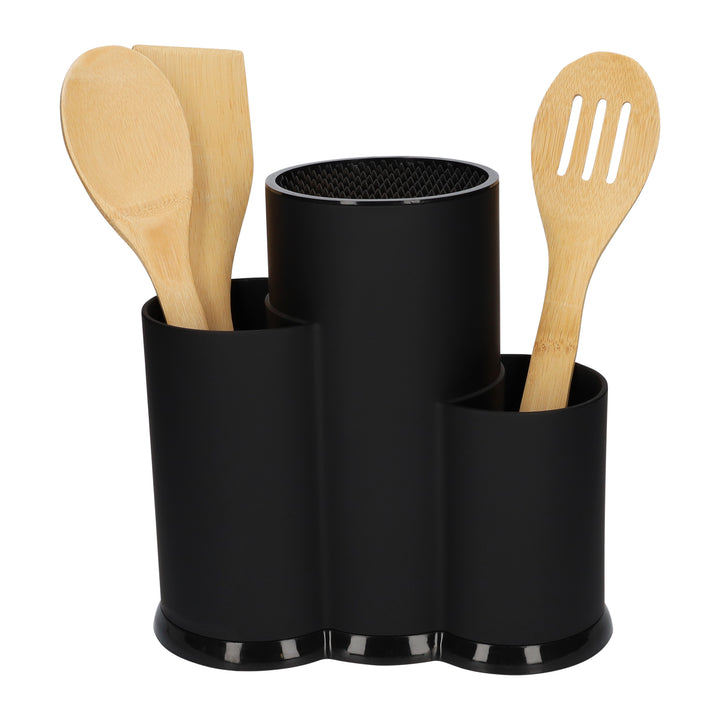 QUVIO Keuken aanrecht organizer - Plastic - Zwart (3)