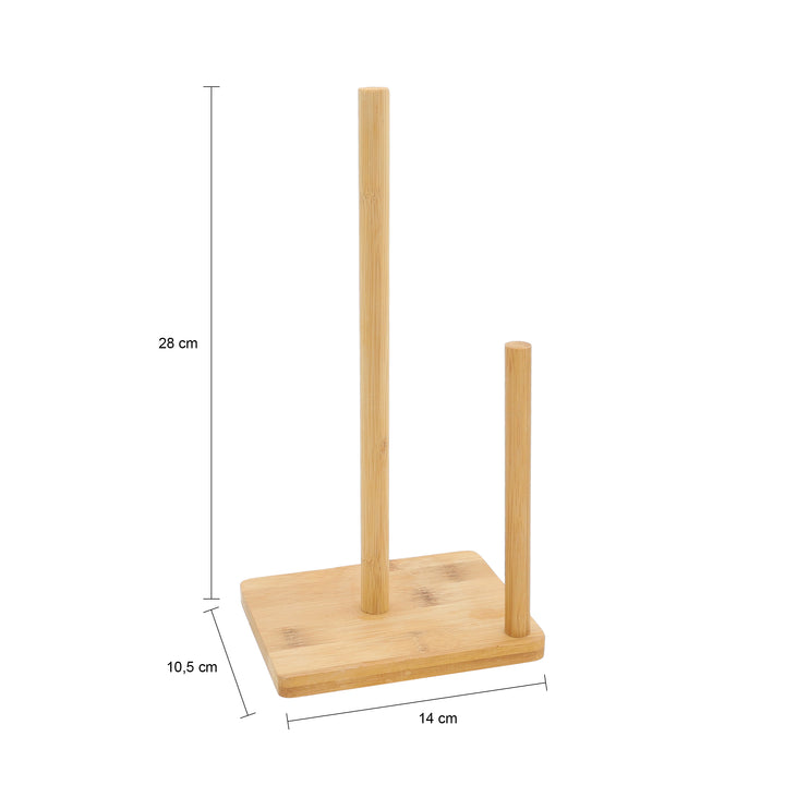 QUVIO Keukenrolhouder - Hout (2)