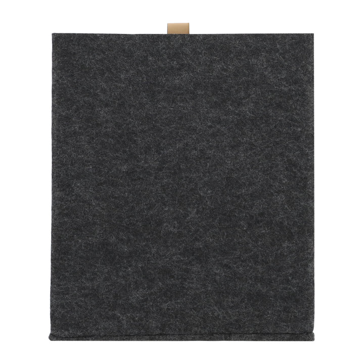 QUVIO Organizer vierkant - 23 x 26,5 cm - Vilt - Donker grijs (3)