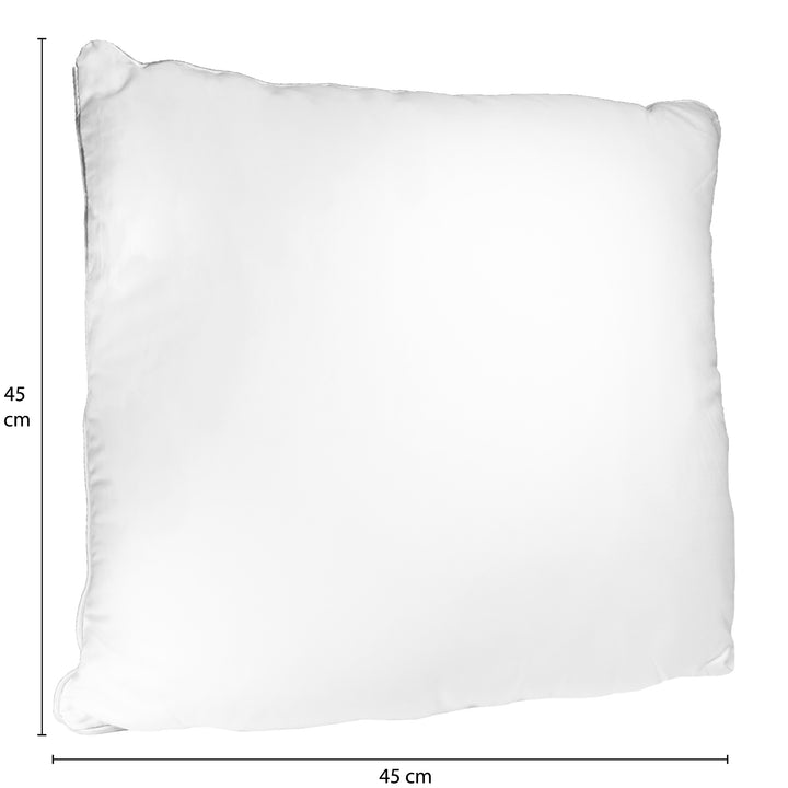 QUVIO Kussen gevuld 45 x 45cm - Wit (1)