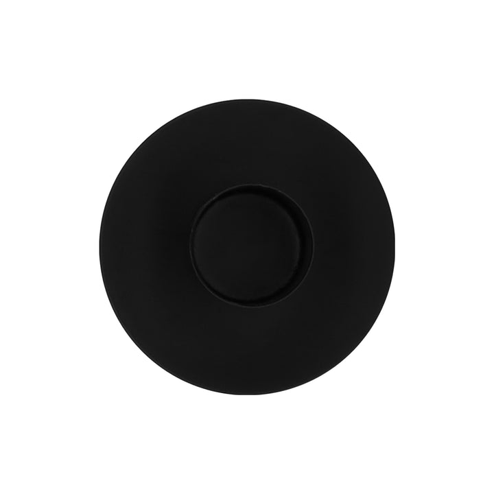 QUVIO Kaarsenstandaard rond -7 x 3 cm - Metaal - Zwart (3)