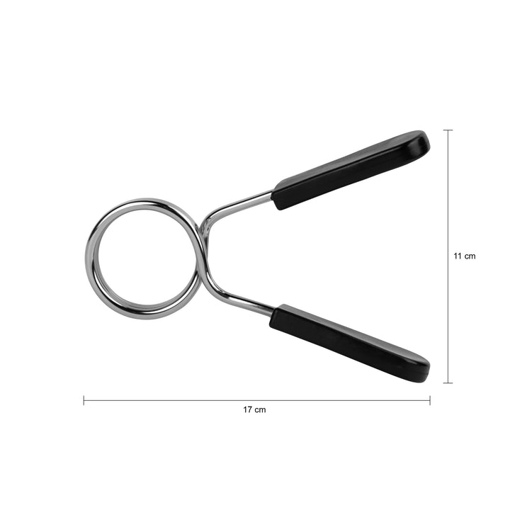RYZOR Olympische Halterstang - 152 CM - Staal -  Zilver + Halterschijf - 25 KG - Gietijzer - Grijs - 1 Paar (4)