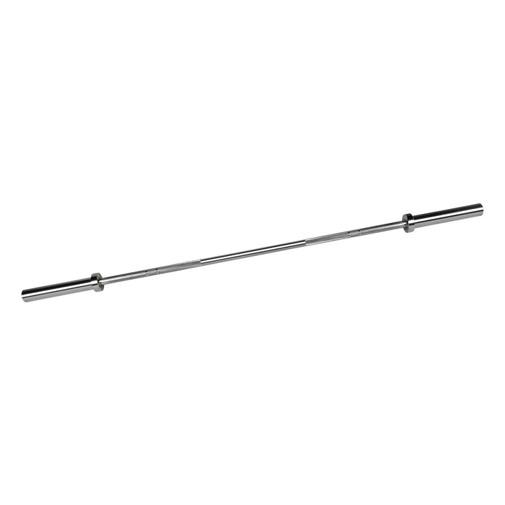 RYZOR Olympische Halterstang - 220 CM - Staal -  Zilver + Halterschijf - 25 KG - Gietijzer - Grijs - 1 Paar (5)