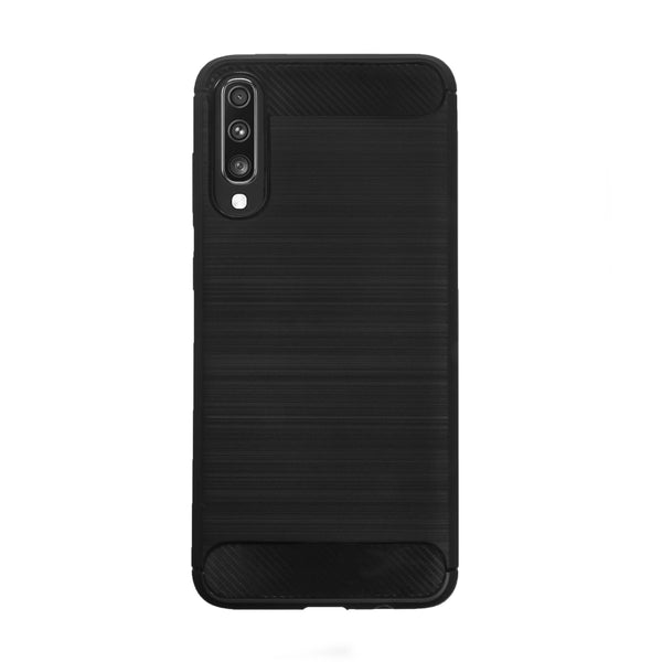BMAX Carbon soft case hoesje voor Samsung Galaxy A70 - Black/Zwart