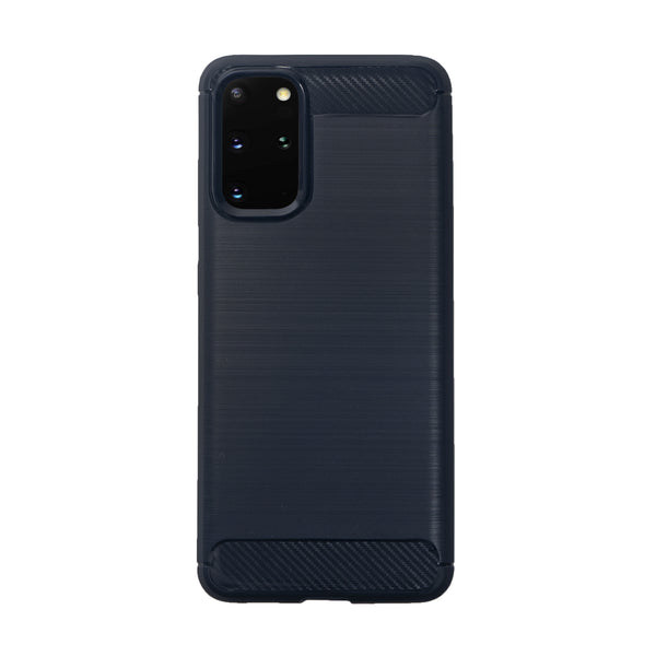 BMAX Carbon soft case hoesje voor Samsung Galaxy S20 Plus - Blue/Blauw