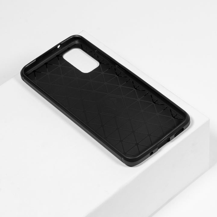 BMAX Carbon soft case hoesje voor Samsung Galaxy S20 - Black/Zwart (2)