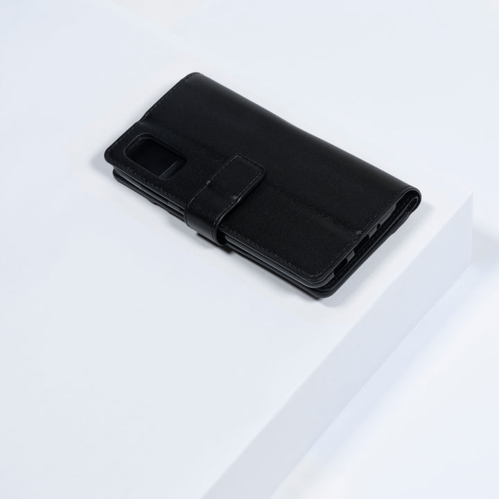 BMAX Zipper + 10 Card Slots Wallet Leather Case Samsung Galaxy S20 - Black/Zwart (2)