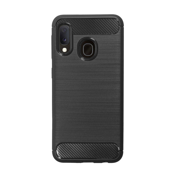 BMAX Carbon soft case hoesje voor Samsung Galaxy A20e - Black/Zwart