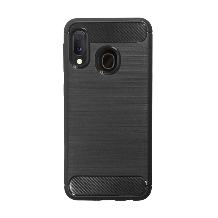 BMAX Carbon soft case hoesje voor Samsung Galaxy A20e - Black/Zwart