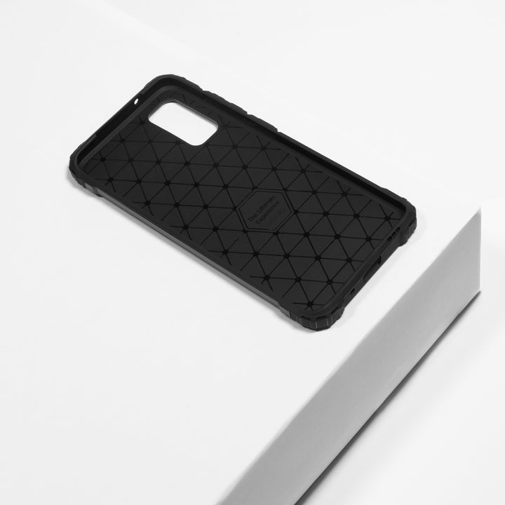 BMAX Classic Armor Phone Case Samsung Galaxy S20 - Black/Zwart (2)