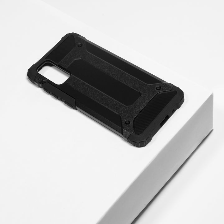 BMAX Classic Armor Phone Case Samsung Galaxy S20 - Black/Zwart (1)