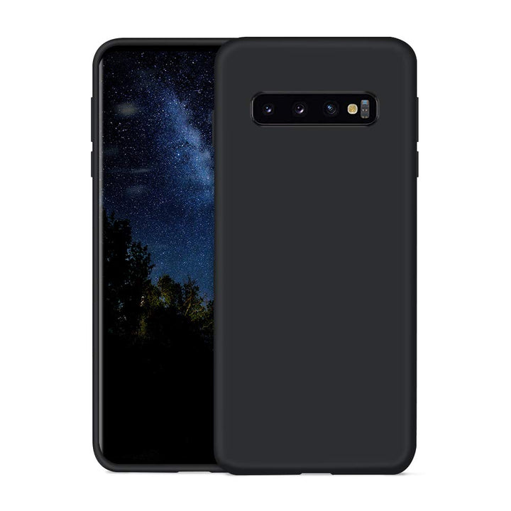 BMAX Liquid silicone case hoesje voor Samsug Galaxy S10e - Zwart (1)