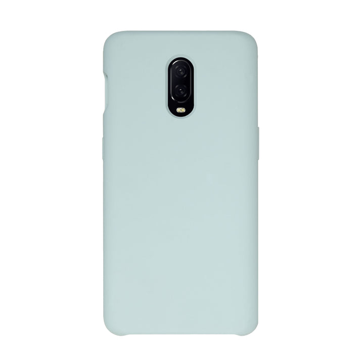 BMAX Liquid silicone case hoesje voor OnePlus 6T - Ice Blue/Turquoise