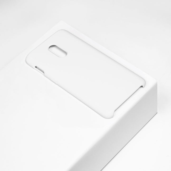 BMAX Liquid silicone case hoesje voor OnePlus 6T - White/Wit (1)