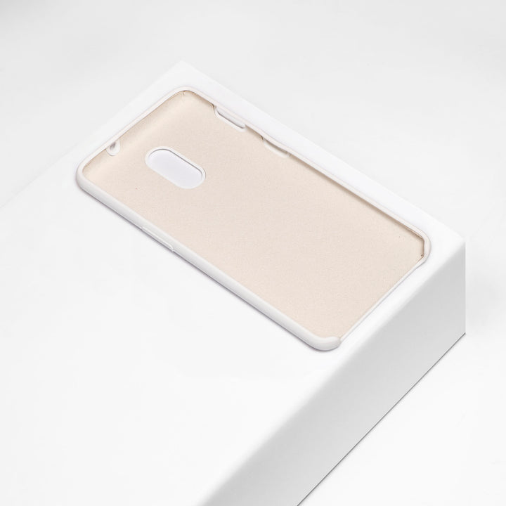 BMAX Liquid silicone case hoesje voor OnePlus 6T - White/Wit (2)