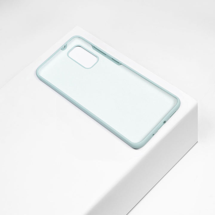 BMAX Liquid silicone case hoesje voor Samsung Galaxy S20 - Ice Blue/Turquoise (2)